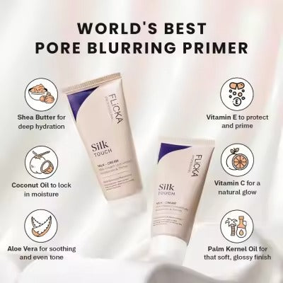 FLICKA 3-in-1 Silk Moisturizer & Primer (120ml)