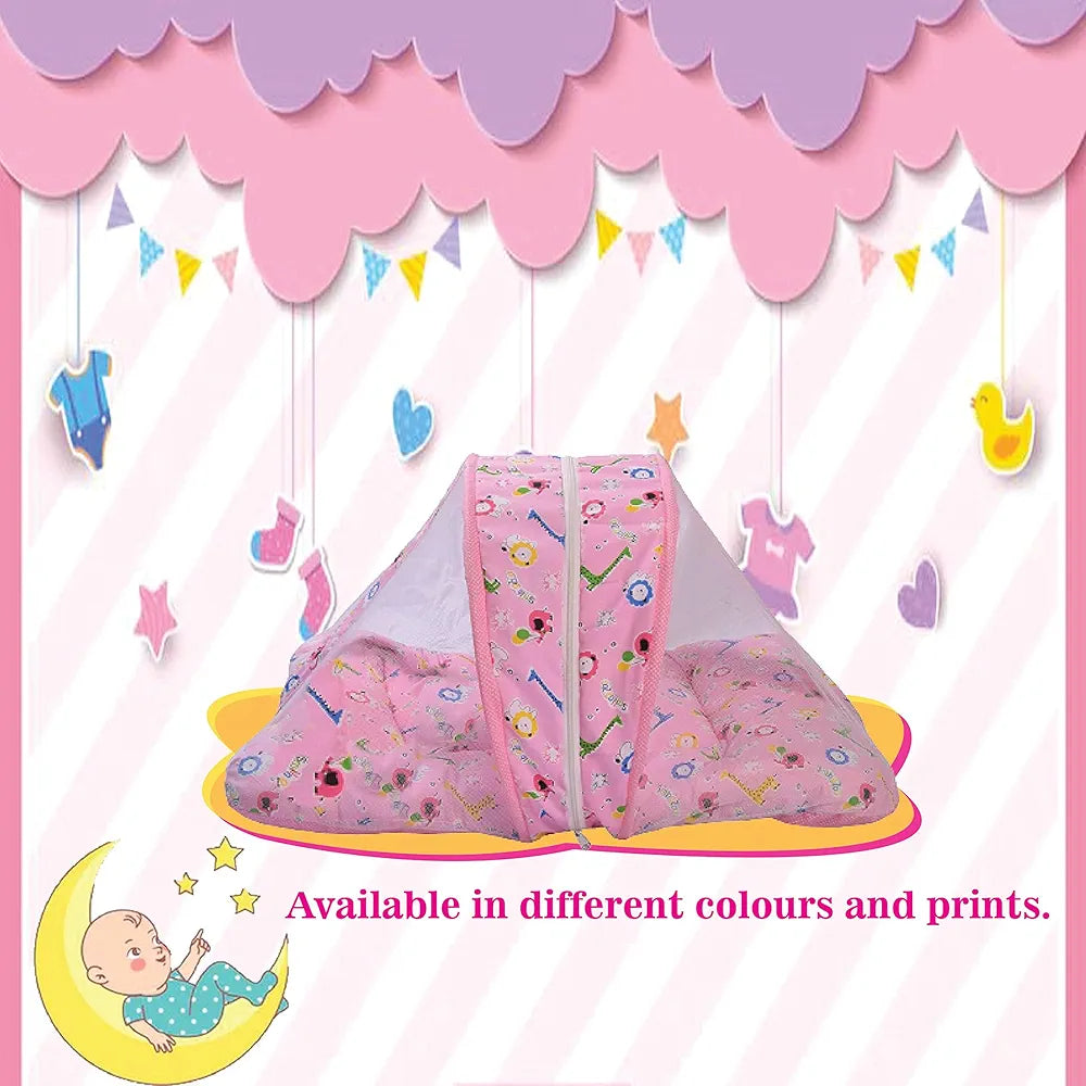 Baby Sleeping Bed- Pink Primium